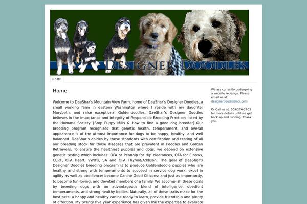 Thesis 1.8.5 theme site design template sample