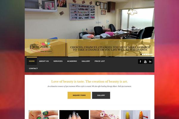 Spalon theme site design template sample