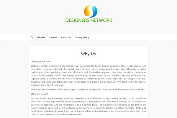 Coeur theme site design template sample