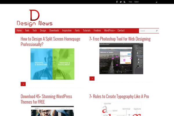 Site using AccessPress Social Share plugin