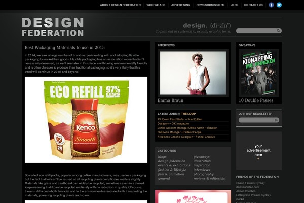 design-federation-4 theme websites examples