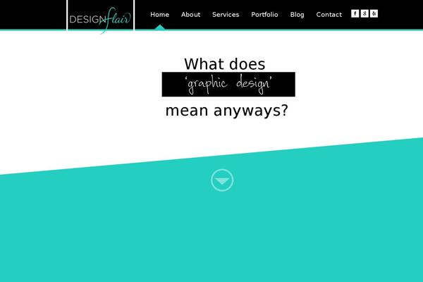 Site using Easy Portfolio plugin