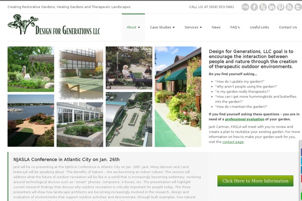 Natural theme site design template sample