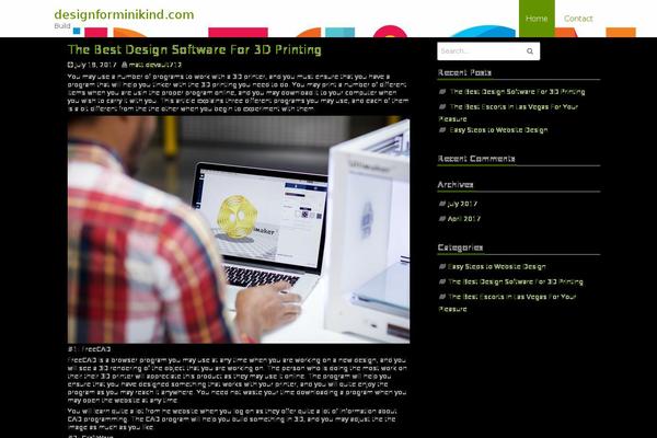 fGreen theme site design template sample