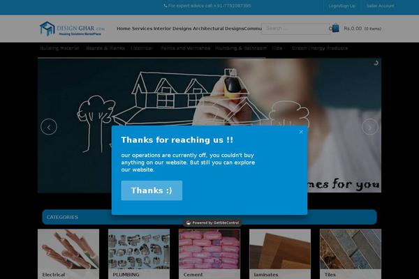 Site using Sticky Popup plugin