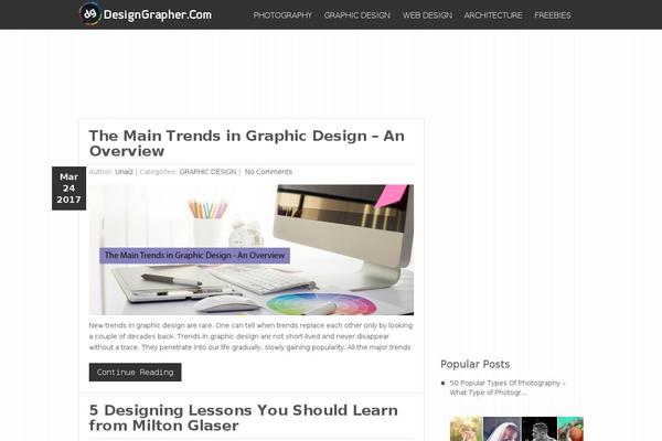 Flex Mag theme site design template sample