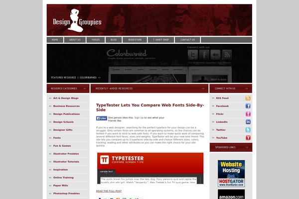 Site using Bookmarkify plugin