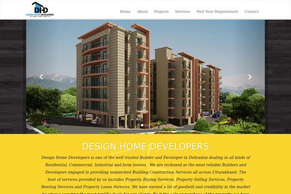 Dhd theme site design template sample