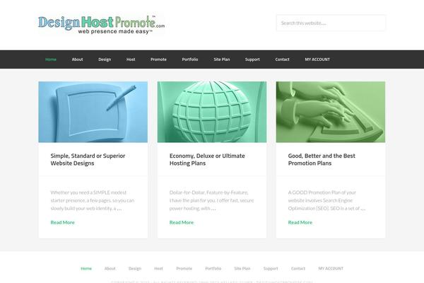 Enterprise Pro theme site design template sample