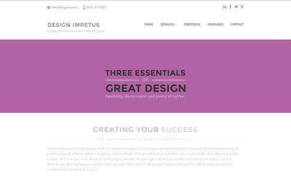 Terra theme site design template sample