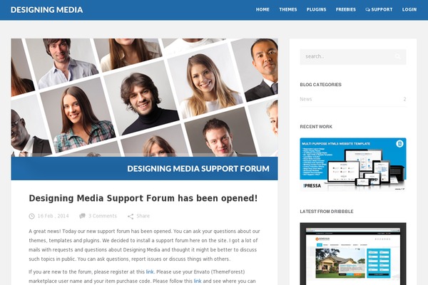 Site using Elementpress plugin