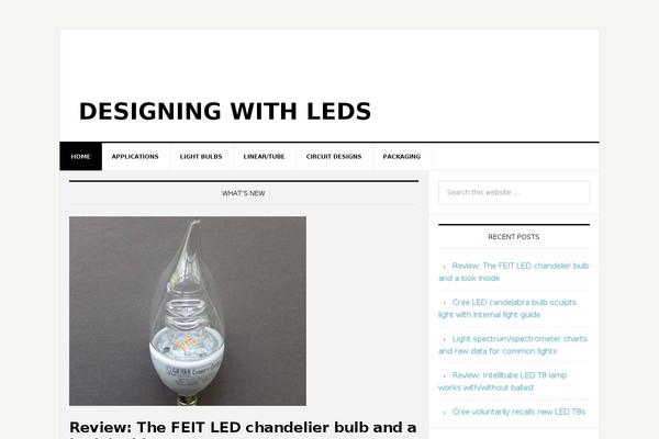 designingwithleds.com site used Adventure-blog