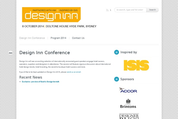 Evento theme site design template sample