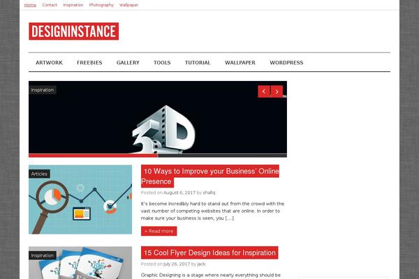 designinstance.com site used Anderson Lite
