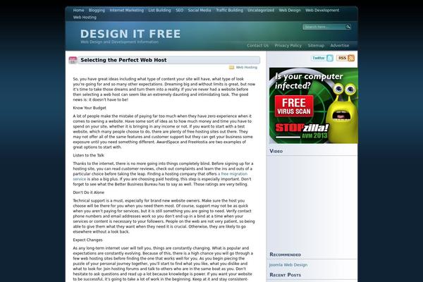 EOS theme site design template sample