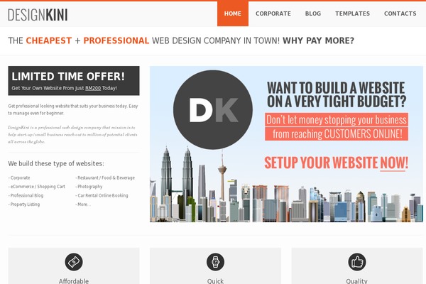 BUILDER theme site design template sample