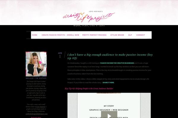 Loveinspired theme site design template sample