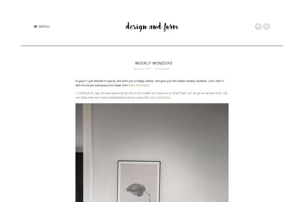 Hoffman theme site design template sample