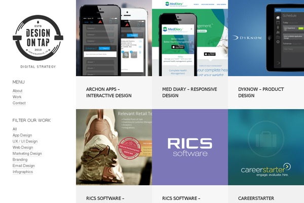 Crush theme site design template sample