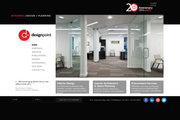 Interior-design theme site design template sample