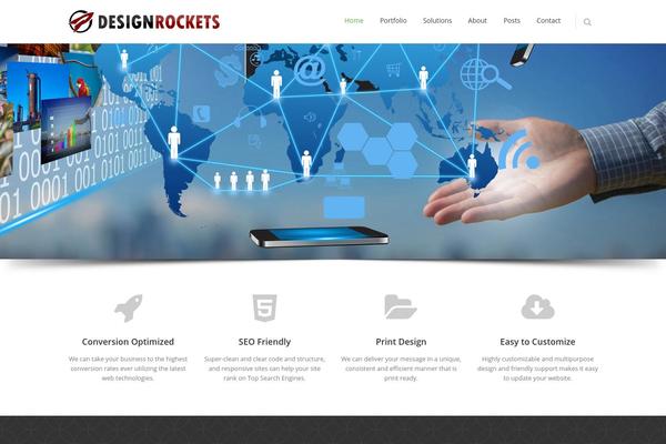 Converio theme site design template sample