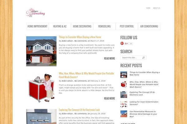 Simple theme site design template sample