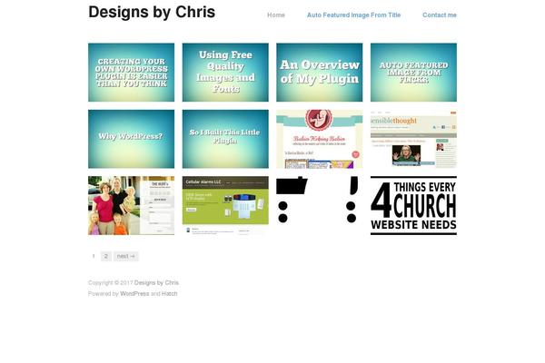 Hatch theme site design template sample
