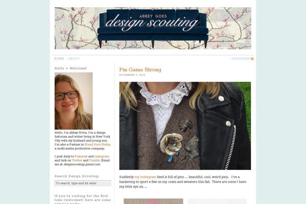 Thesis 1.7 theme site design template sample