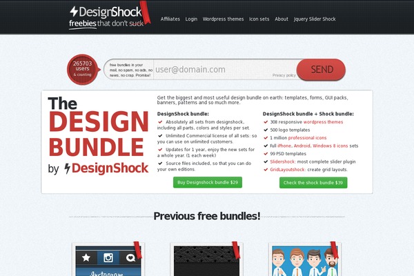 Site using Share And Get it ! plugin