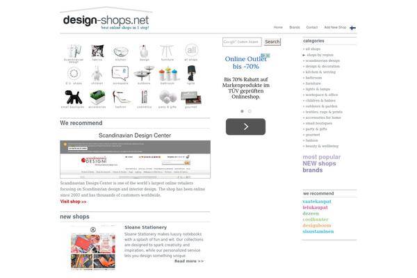 Coraline theme site design template sample
