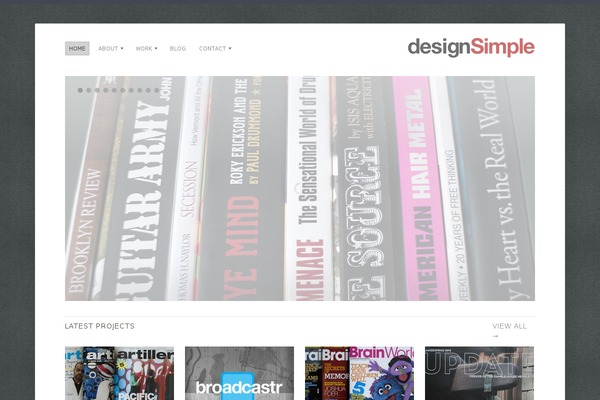 Equilibrium theme site design template sample
