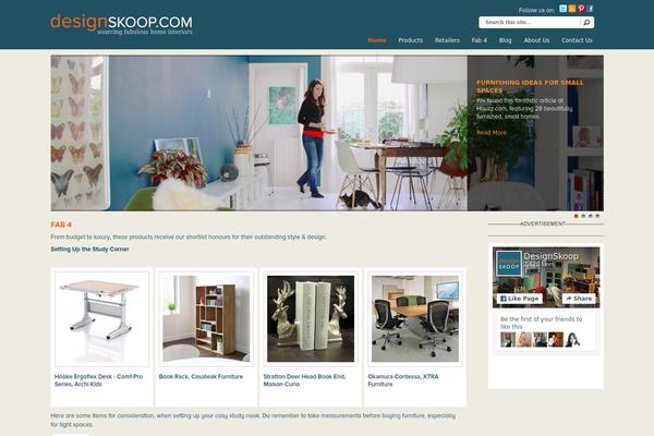 designskoop.com site used Chameleon