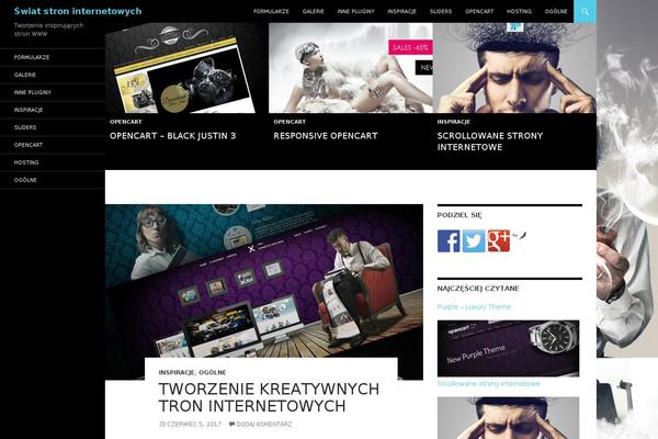 Twenty Fourteen theme site design template sample