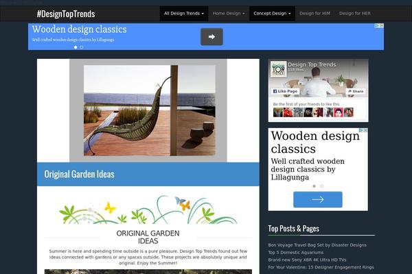 Radar theme site design template sample
