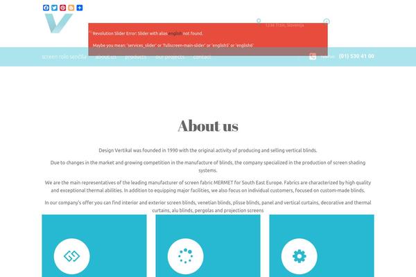 designvertikal.si site used Megawp