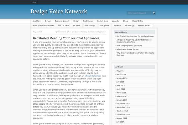 Fresh News theme site design template sample
