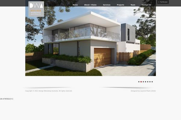 designworkshop.com.au site used Thearchitect