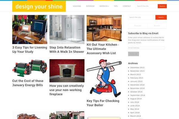 Spike theme site design template sample