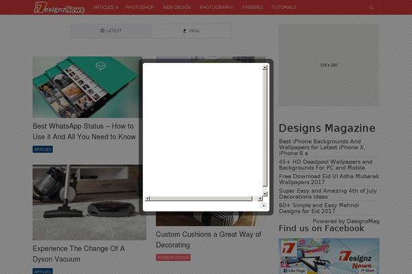 NewsPaper theme site design template sample