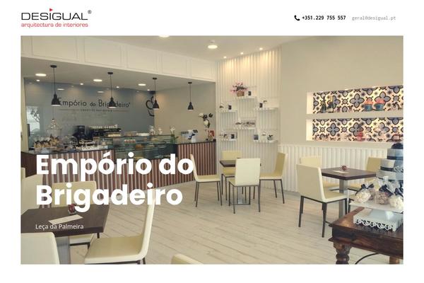 Palladio theme site design template sample
