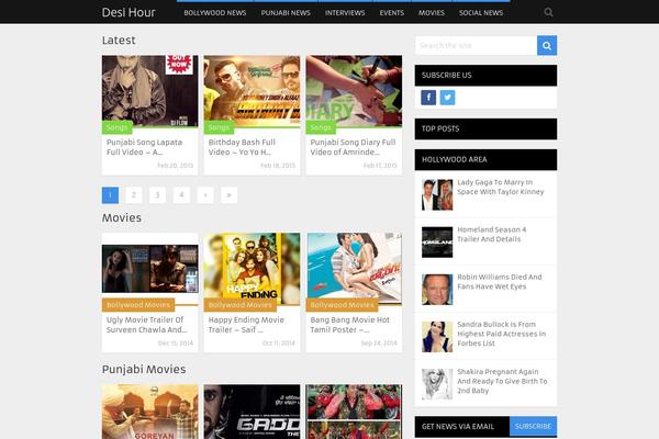 MagXP theme theme site design template sample