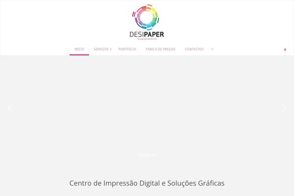 Fluida theme site design template sample