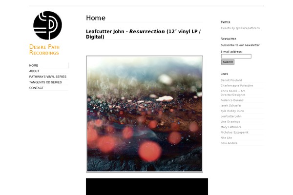Oulipo theme site design template sample
