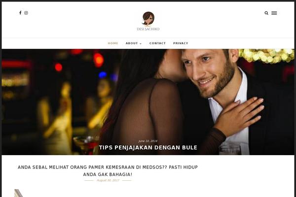 Letsblog theme site design template sample