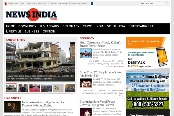 Advanced Newspaper theme site design template sample