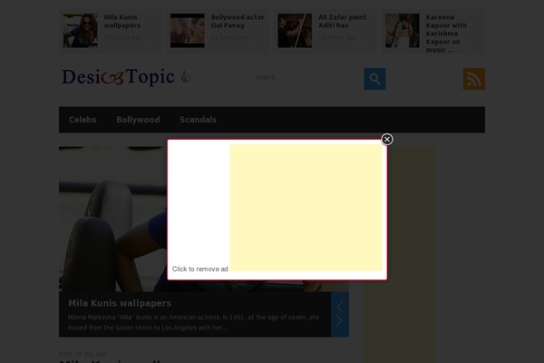 Metro theme site design template sample
