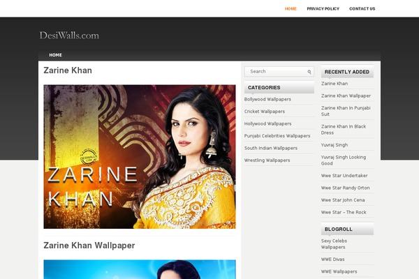 desiwalls.com site used Format