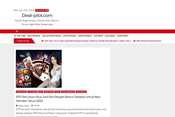 News Way theme site design template sample