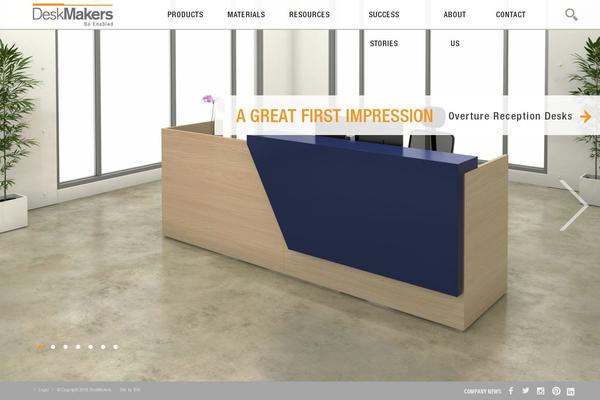 deskmakers.com site used Deskmakers