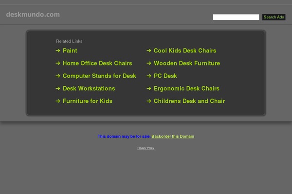 deskmundo.com site used Black Splat WR